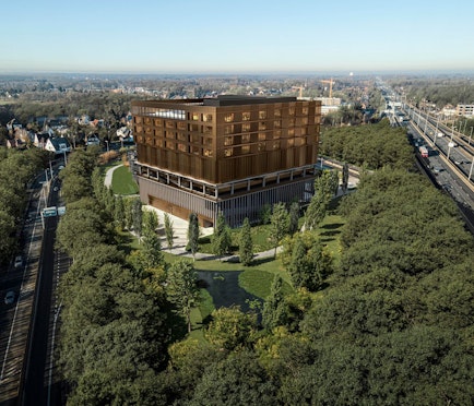 Nieuwbouw kantoren (632 m²-8.602 m²) aan Kortrijksesteenweg