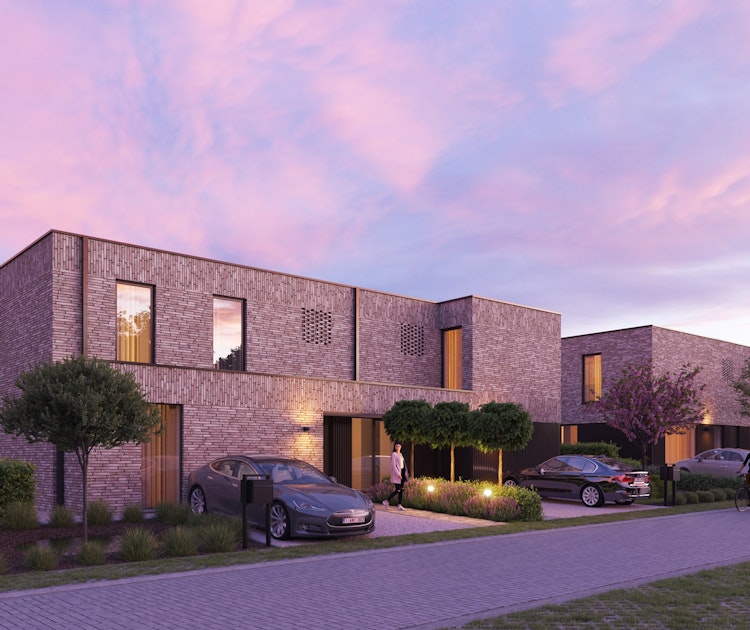 4 belles maisons nouvelle construction 3-façades à Meise