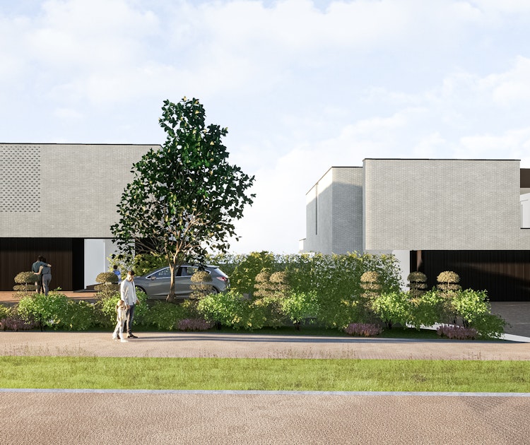 4 luxe BEN woningen met mooie tuin te Kermt