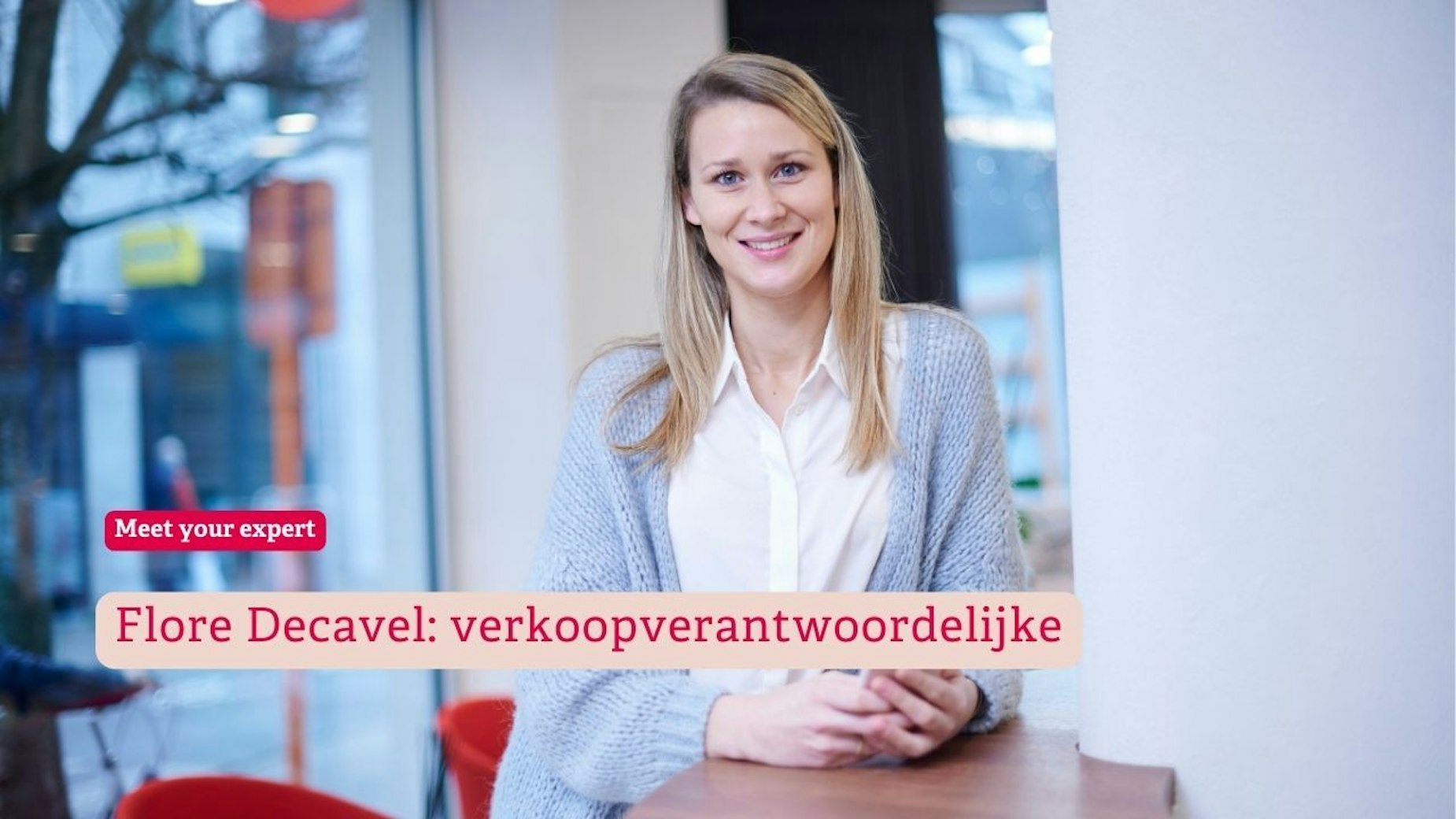 Flore Decavel verkoopverantwoordelijke