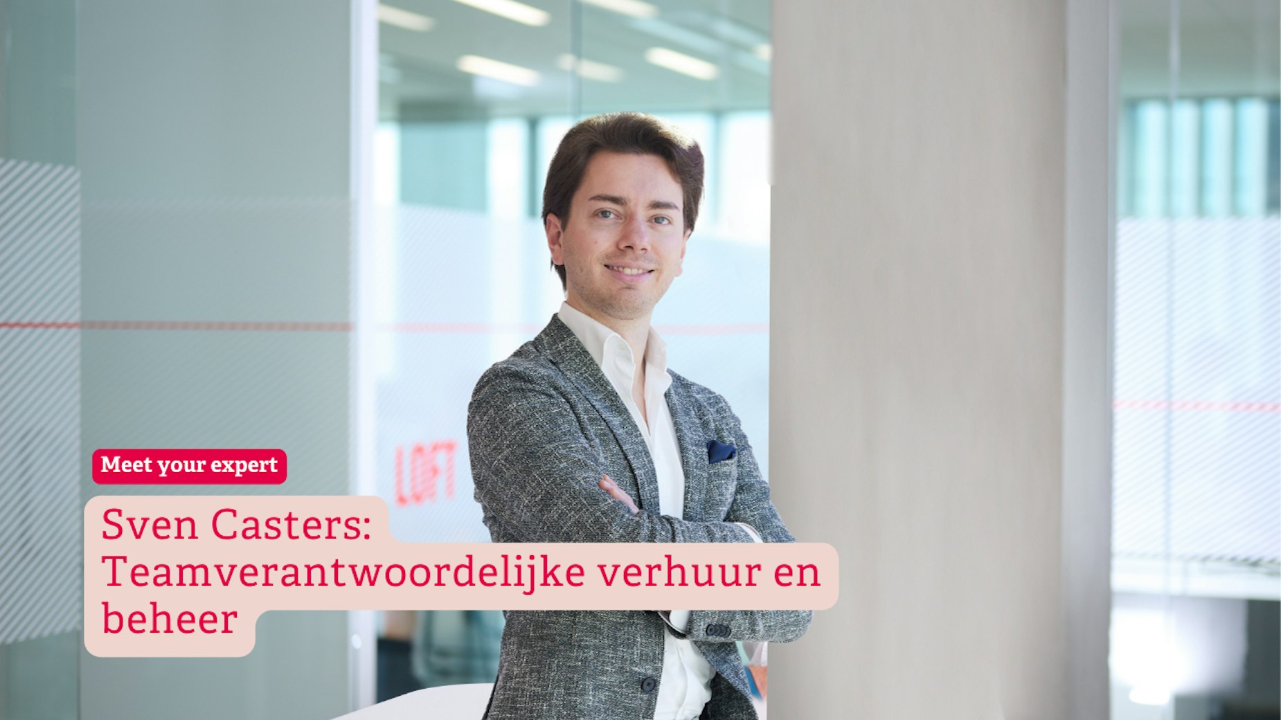 Sven Casters Teamverantwoordelijke verhuur en beheer